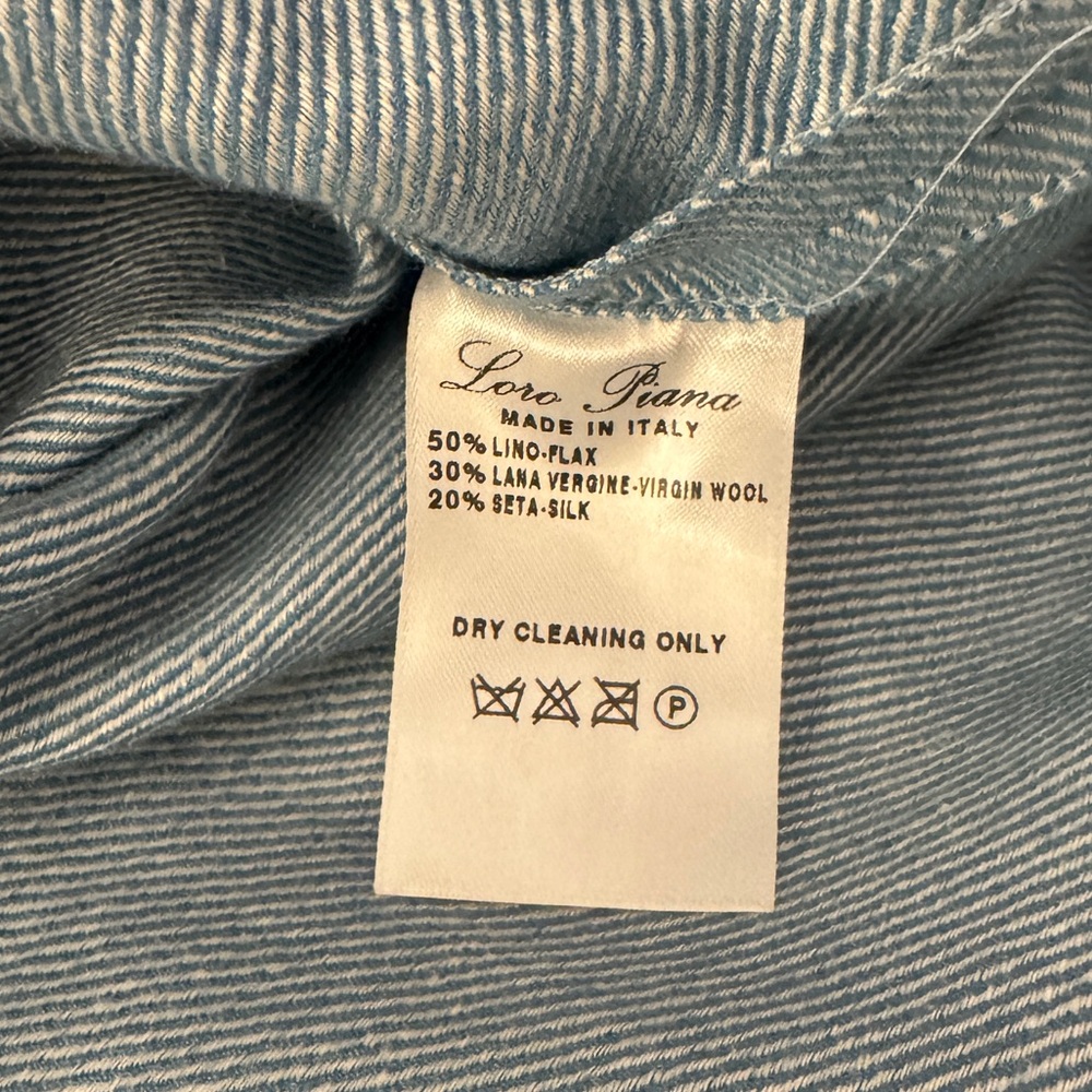 Loro Piana Linen Tunic Blouse - Picture 7 of 14
